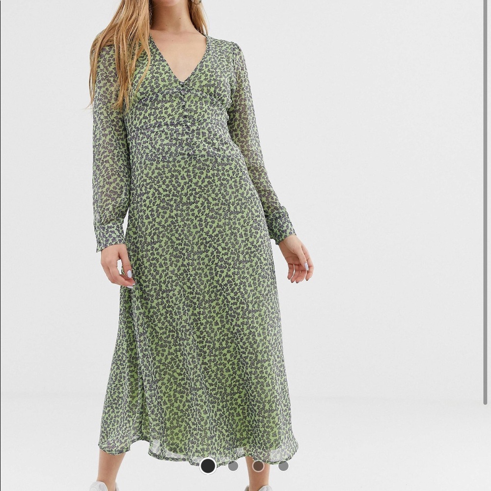 ASOS Daisy Street MIDI Tea Dress Vintage Floral